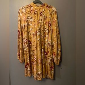 H&M Floral Yellow Dress